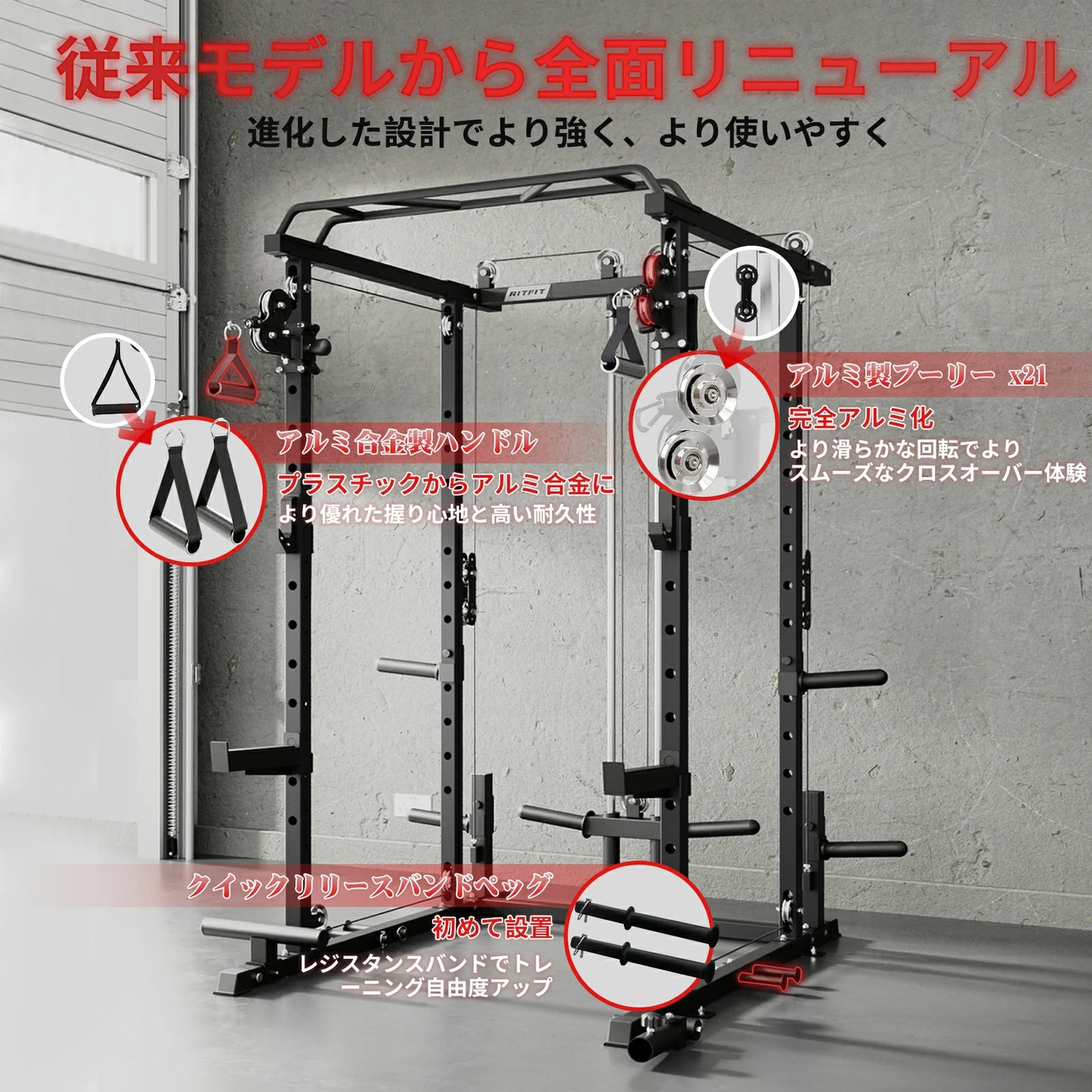 RITFIT P3パワーラック