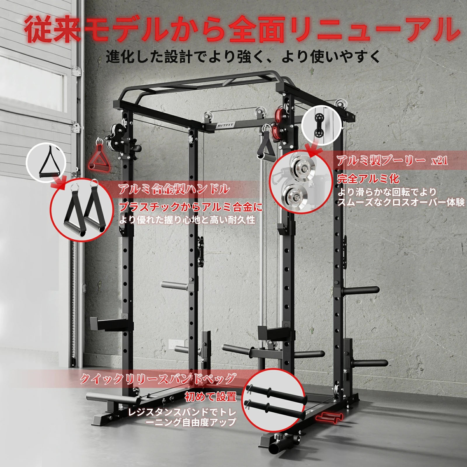 RITFIT P3パワーラック