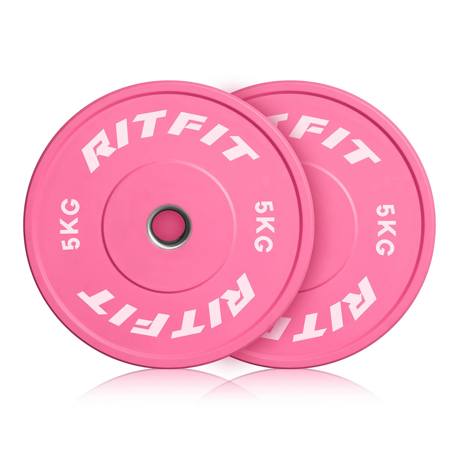 Ritfit5kgピンクオールラバープレート