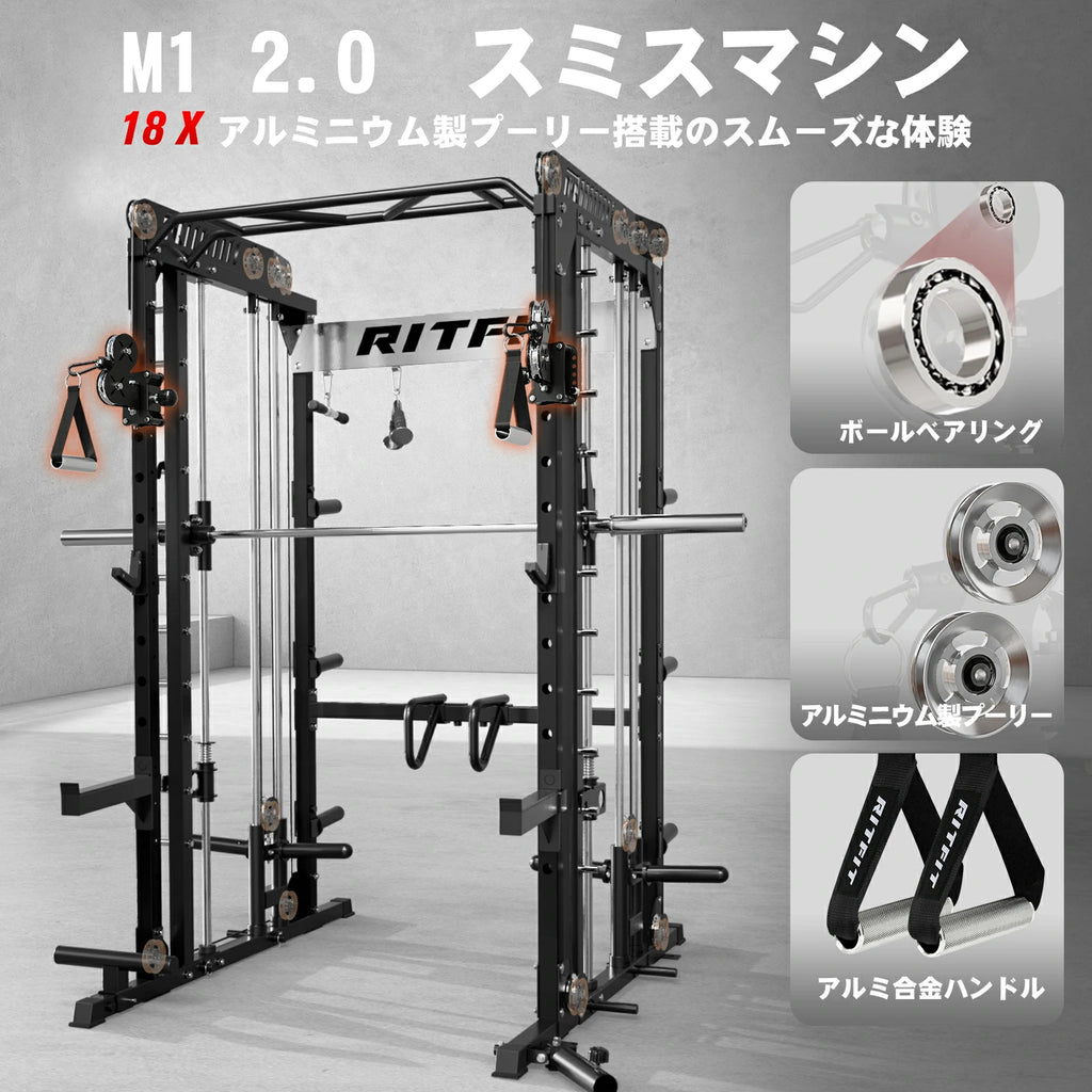 18xアルミニウム製プーリー搭載のスムーズな体験　ボールベアリング　アルミニウム製プーリー　アルミ合金ハンドル