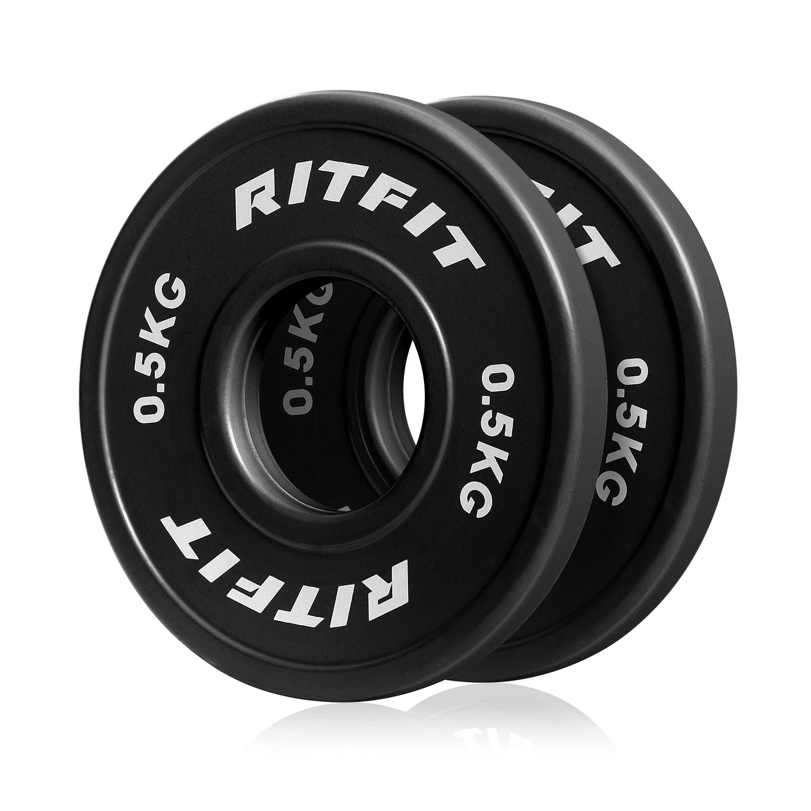 RITFIT ダンベルプレート・0.5kg/1kg/1.5kg/2kg/2.5kg‐ブラック0.5kg