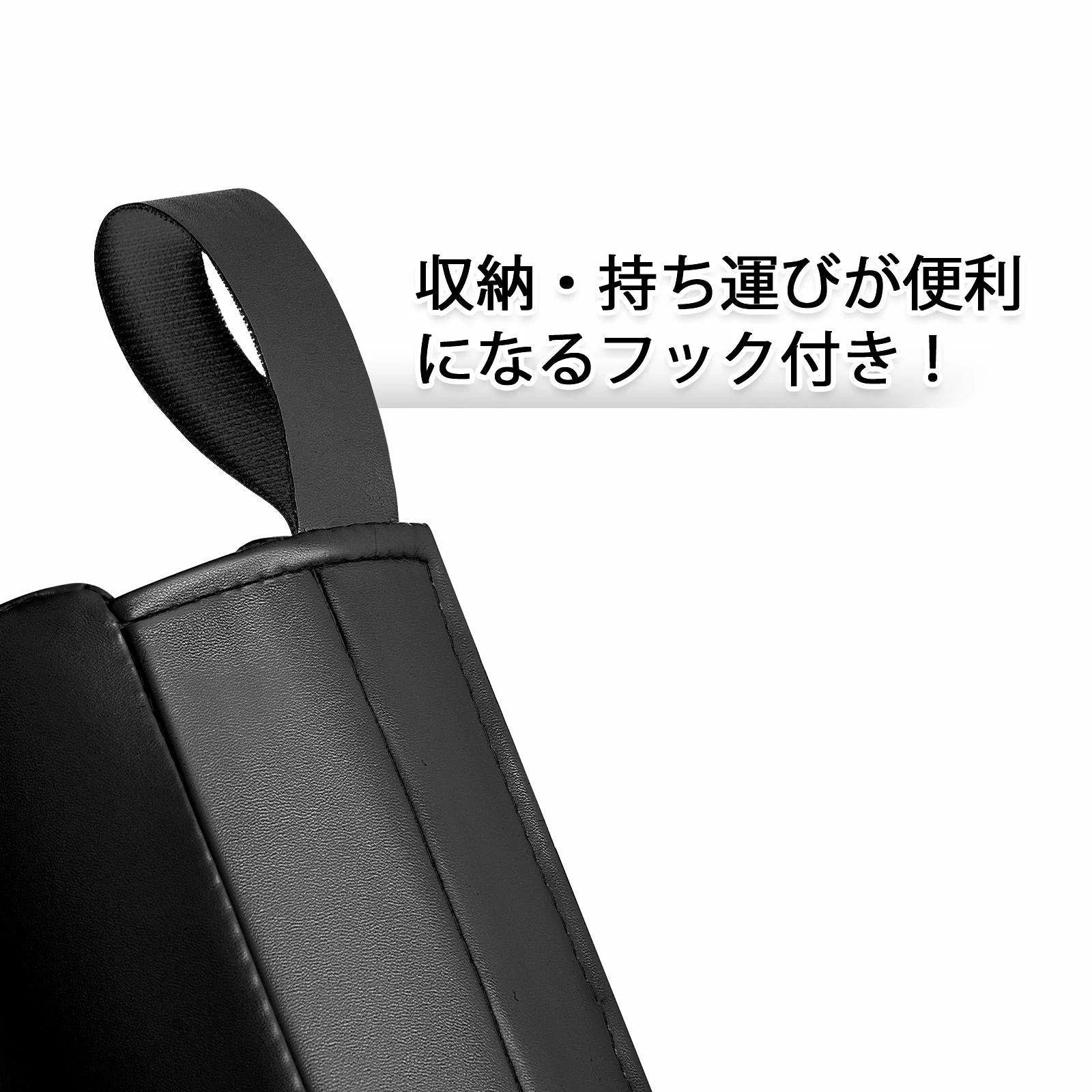 RITFIT スクワットパッド・PU製に収納・持ち運び便利になるフック付き