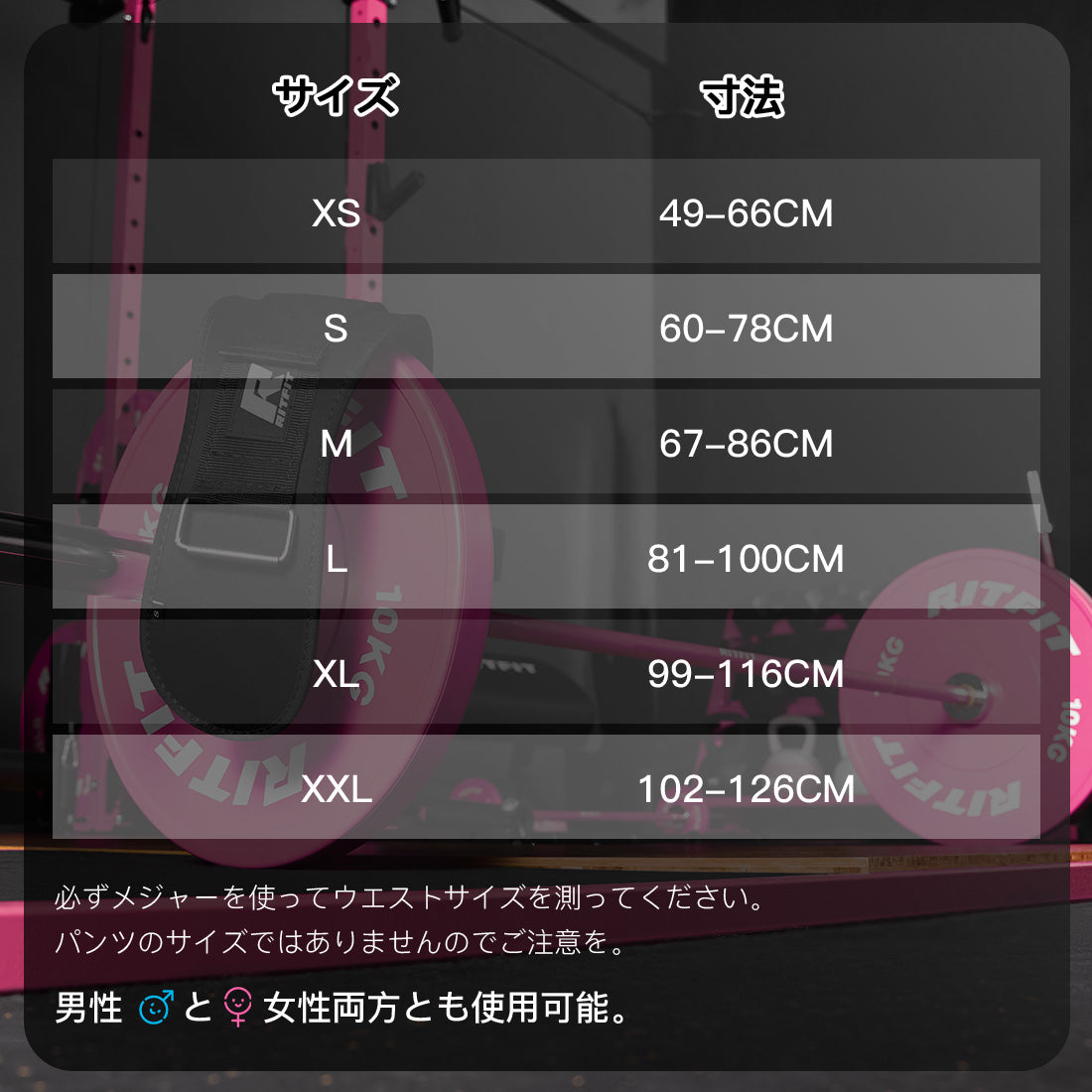 RITFIT ウエイトリフティングパワーベルト
