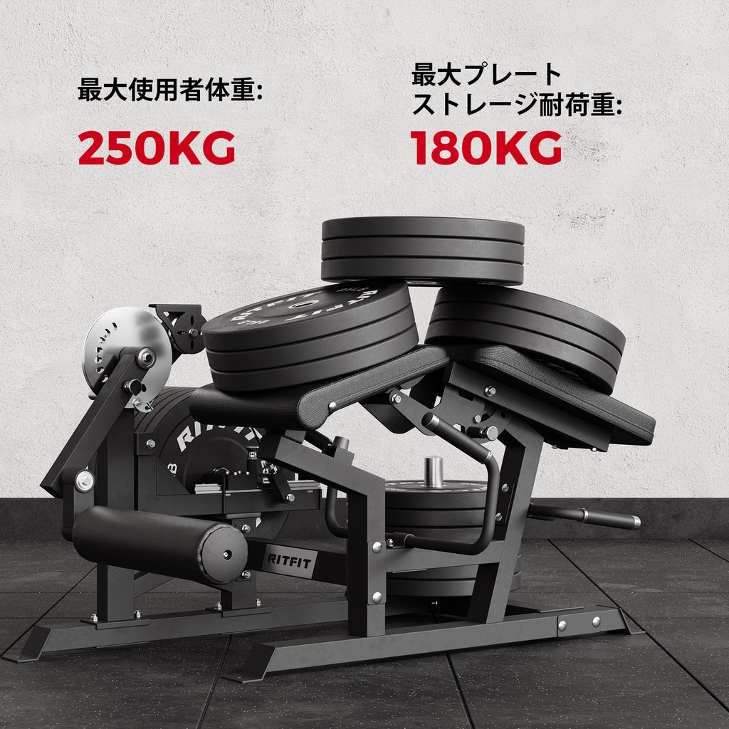 RITFIT レッグエクステンション カールマシン Mustang PRO